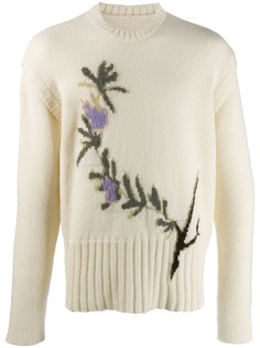 Jacquemus intarsia knit floral jumper