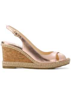 Jimmy Choo босоножки Amley 80 на танкетке
