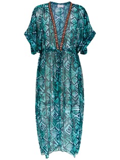 Brigitte silk beach dress