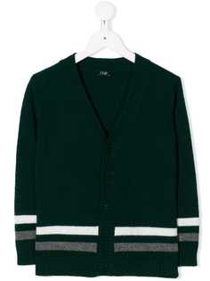 Il Gufo striped pattern cardigan