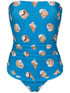 Adriana Degreas strapless Conchiglie swimsuit