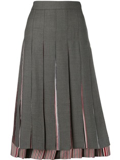 Thom Browne юбка Super 120s со складками