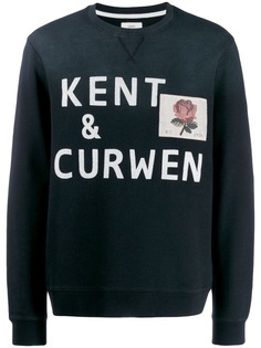 Kent & Curwen толстовка с нашивкой-логотипом