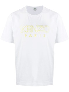 Kenzo футболка с вышитым логотипом
