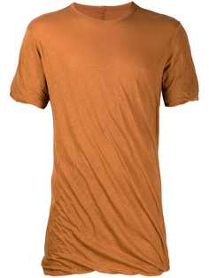 Rick Owens футболка Double с драпировкой