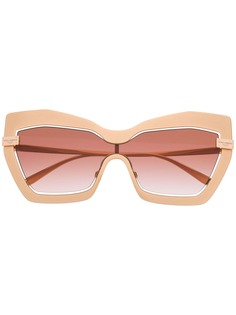 Dolce & Gabbana Eyewear солнцезащитные очки с металлическим логотипом