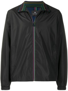 PS Paul Smith куртка с отделкой в разноцветную полоску