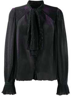 Marco De Vincenzo плиссированная блузка с завязками