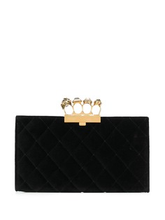 Alexander McQueen декорированный клатч с четырьмя кольцами