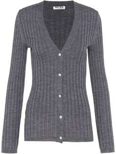 Miu Miu ribbed knit cardigan