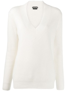 Tom Ford ribbed v-neck jumper