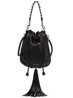 Miu Miu embellished drawstring shoulder bag