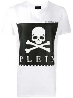 Philipp Plein футболка Statement с декором Skull