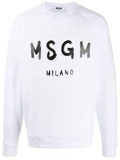 MSGM Milano graphic logo sweatshirt