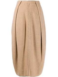 Jil Sander balloon-shape midi skirt