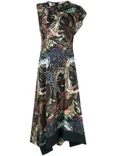 3.1 Phillip Lim twisted printed asymmetrical dress