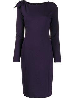 Emporio Armani long sleeve straight fit dress