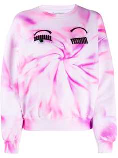 Chiara Ferragni tie-dye flirting sweatshirt