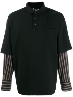 Fengchen Wang layered polo shirt