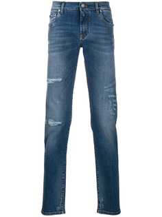 Dolce & Gabbana джинсы кроя слим с эффектом потертости