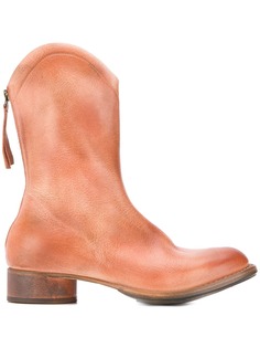 Cherevichkiotvichki zipped cowgirl boots