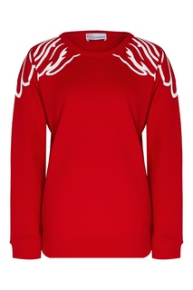 Красный джемпер с рисунком RED Valentino