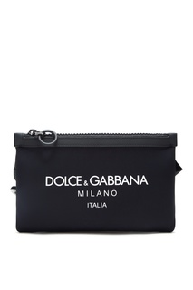 Черная поясная сумка из неопрена Dolce & Gabbana