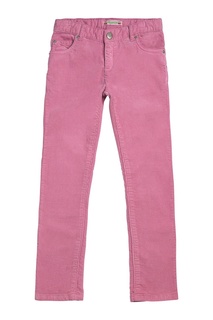 Вельветовые брюки розового цвета Bonpoint