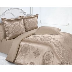 Комплект постельного белья Ecotex Евро, сатин-жаккард, Флоранс (4650074952383)