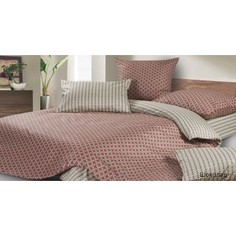 Комплект постельного белья Ecotex Евро, поплин, Шоколад (4650074953618)