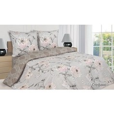 Комплект постельного белья Ecotex Евро, поплин, Стефано (4650074953007)