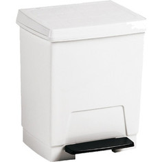Контейнер для мусора Nofer 8 литров, белый (14025)