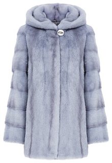 Норковая шуба с капюшоном Fellinberg