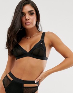 Сетчатый бюстгальтер с треугольными чашечками ASOS DESIGN Adila