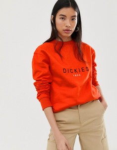 Красный свитшот с логотипом Dickies Faber