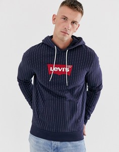 Худи в полоску с логотипом Levis modern - Темно-синий Levis®
