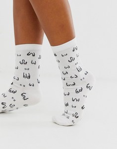 Носки с принтом Monki - Мульти