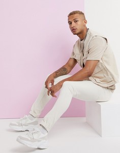 Джинсы скинни цвета экрю ASOS DESIGN - Кремовый