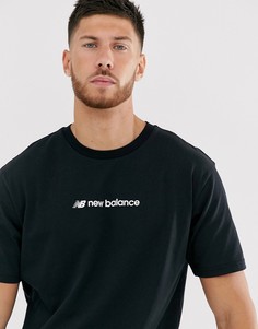 Черная футболка New Balance Athletics
