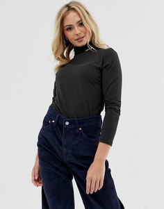 Трикотажный топ с высоким воротником и логотипом Levis - Черный Levis®