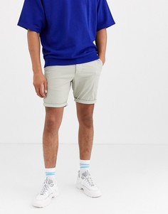 Бежевые шорты чиносы скинни ASOS DESIGN - Бежевый