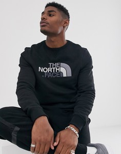 Черный свитшот с круглым вырезом The North Face Drew Peak - Черный