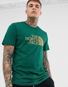 Зеленая футболка The North Face - Зеленый