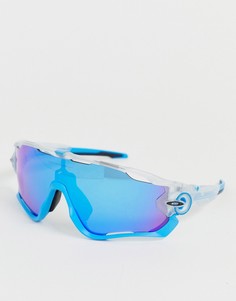 Солнцезащитные очки со стеклами сапфирового цвета Oakley Jawbreaker Crystal Pop - Синий