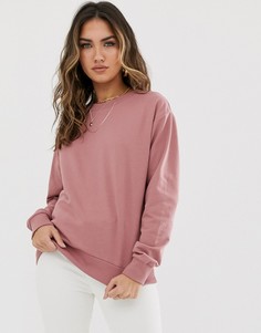 Свитшот из органического хлопка ASOS DESIGN - Розовый