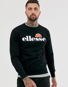 Черный свитшот с классическим логотипом ellesse Succiso - Черный