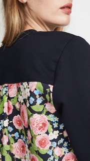 Clu Pullover with Floral Panel