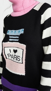 Michaela Buerger I Love Paris Perfume Bottle Sweater