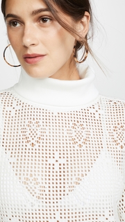 See by Chloe Turtleneck Lace Top