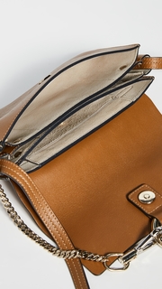 What Goes Around Comes Around Chloe Brown Leather Suede Faye Small Bag